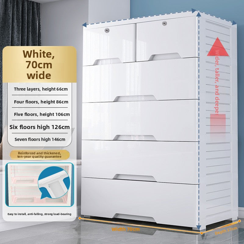 Drawer-style storage cabinet