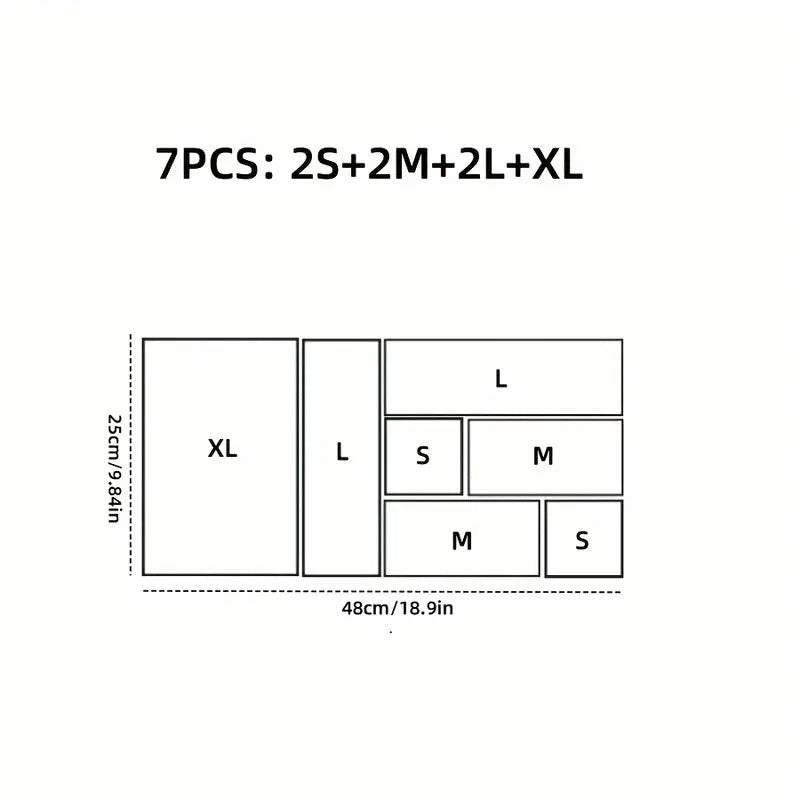Drawer-Type Desktop Organizer Box