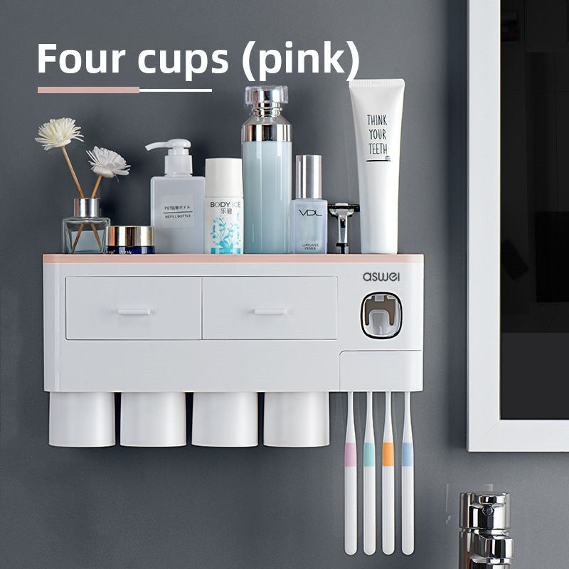 Drawer-Type Toothbrush Organizer
