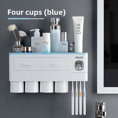 Drawer-Type Toothbrush Organizer