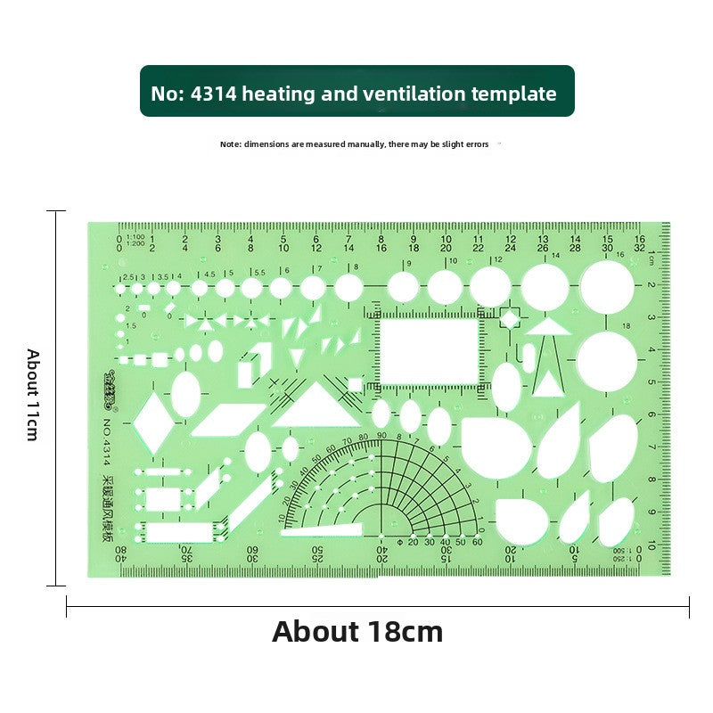 Drawing Template Ruler