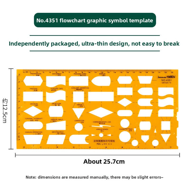 Drawing Template Ruler