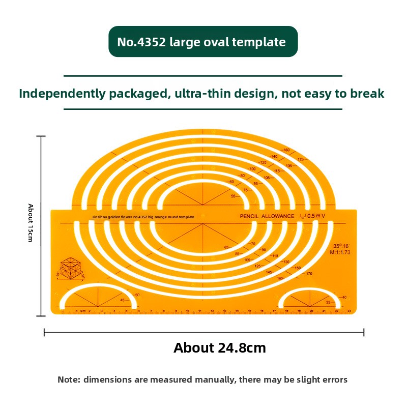 Drawing Template Ruler