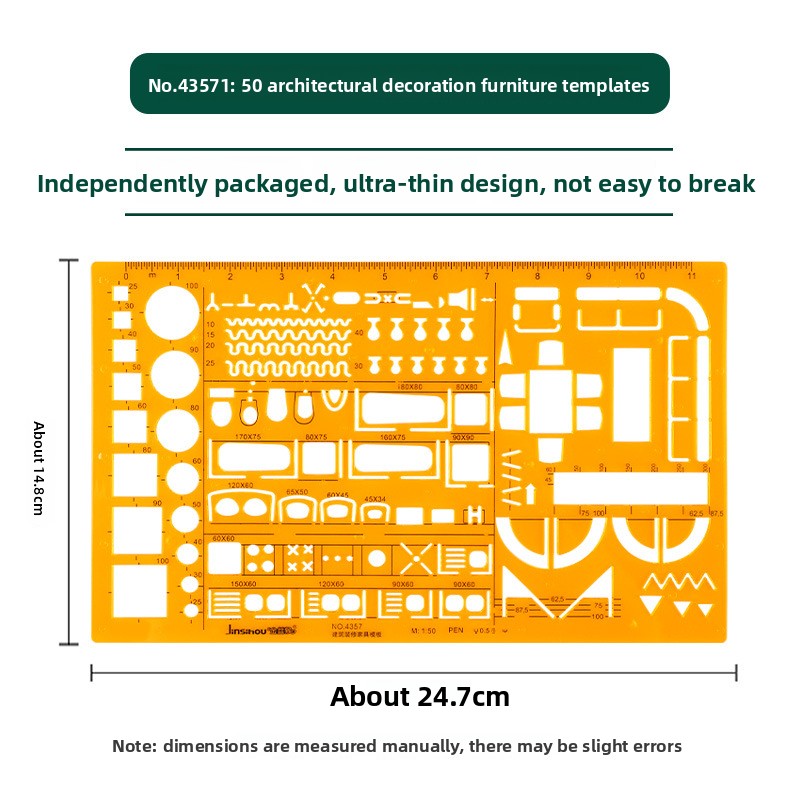 Drawing Template Ruler