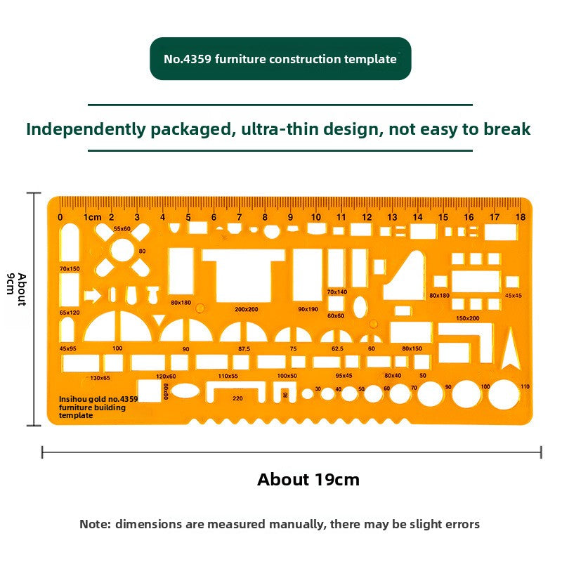 Drawing Template Ruler