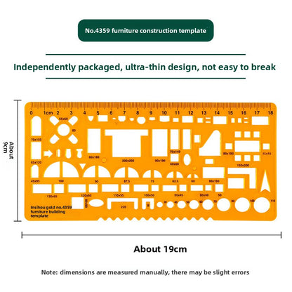 Drawing Template Ruler