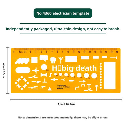 Drawing Template Ruler