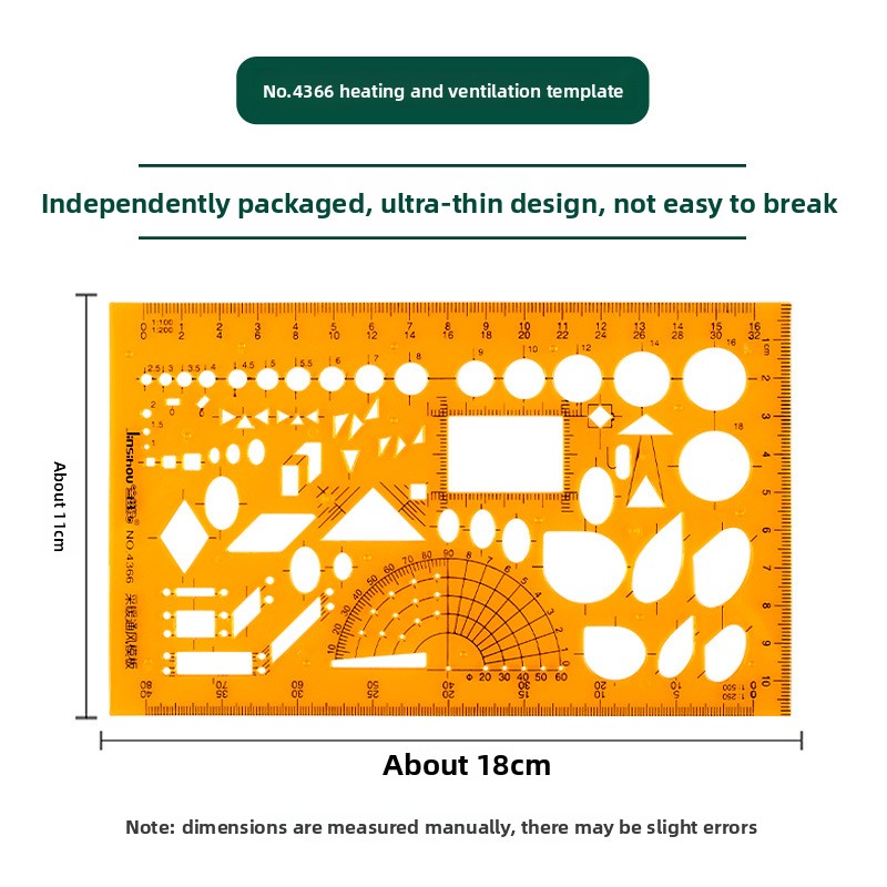 Drawing Template Ruler