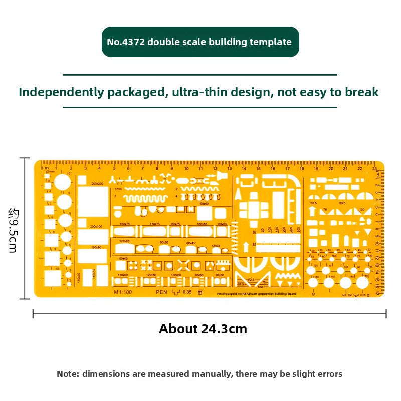 Drawing Template Ruler