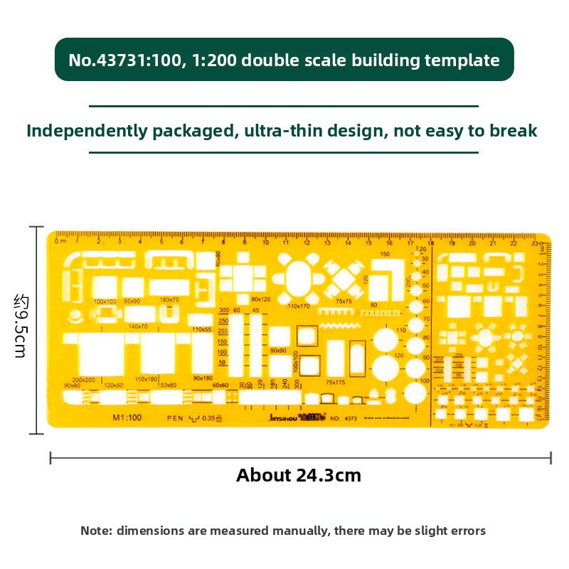 Drawing Template Ruler