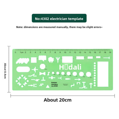 Drawing Template Ruler