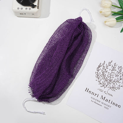 Drawstring Back Rub Bath Towel