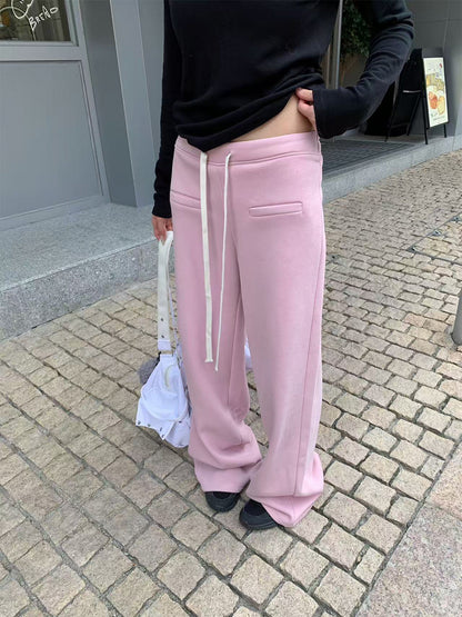 Drawstring Casual Pants
