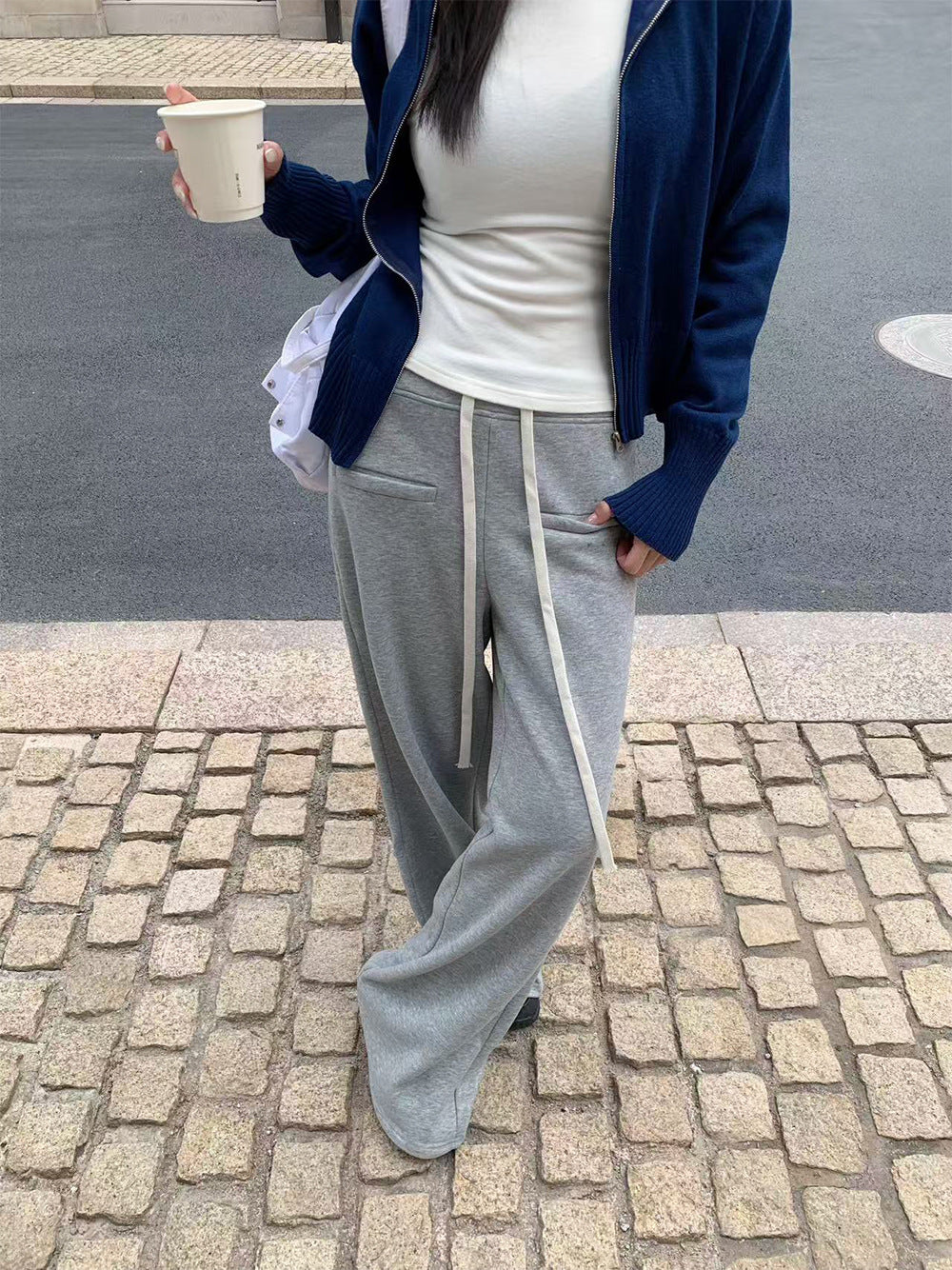 Drawstring Casual Pants