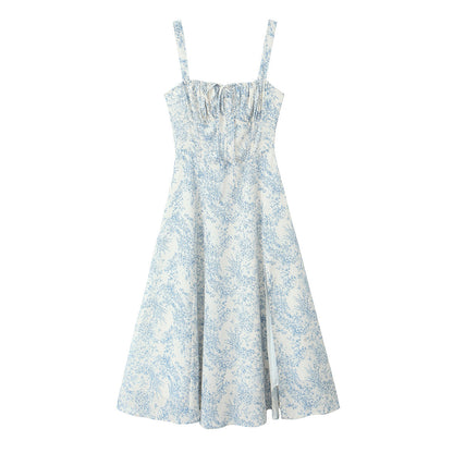 Drawstring Casual Sling Dress