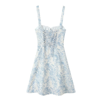 Drawstring Casual Sling Dress
