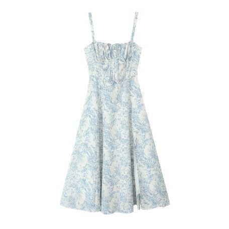 Drawstring Casual Sling Dress