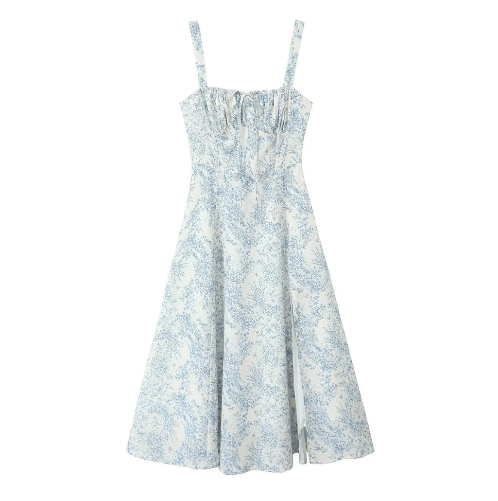 Drawstring Casual Sling Dress