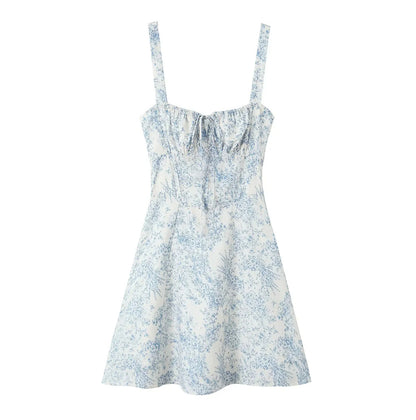 Drawstring Casual Sling Dress