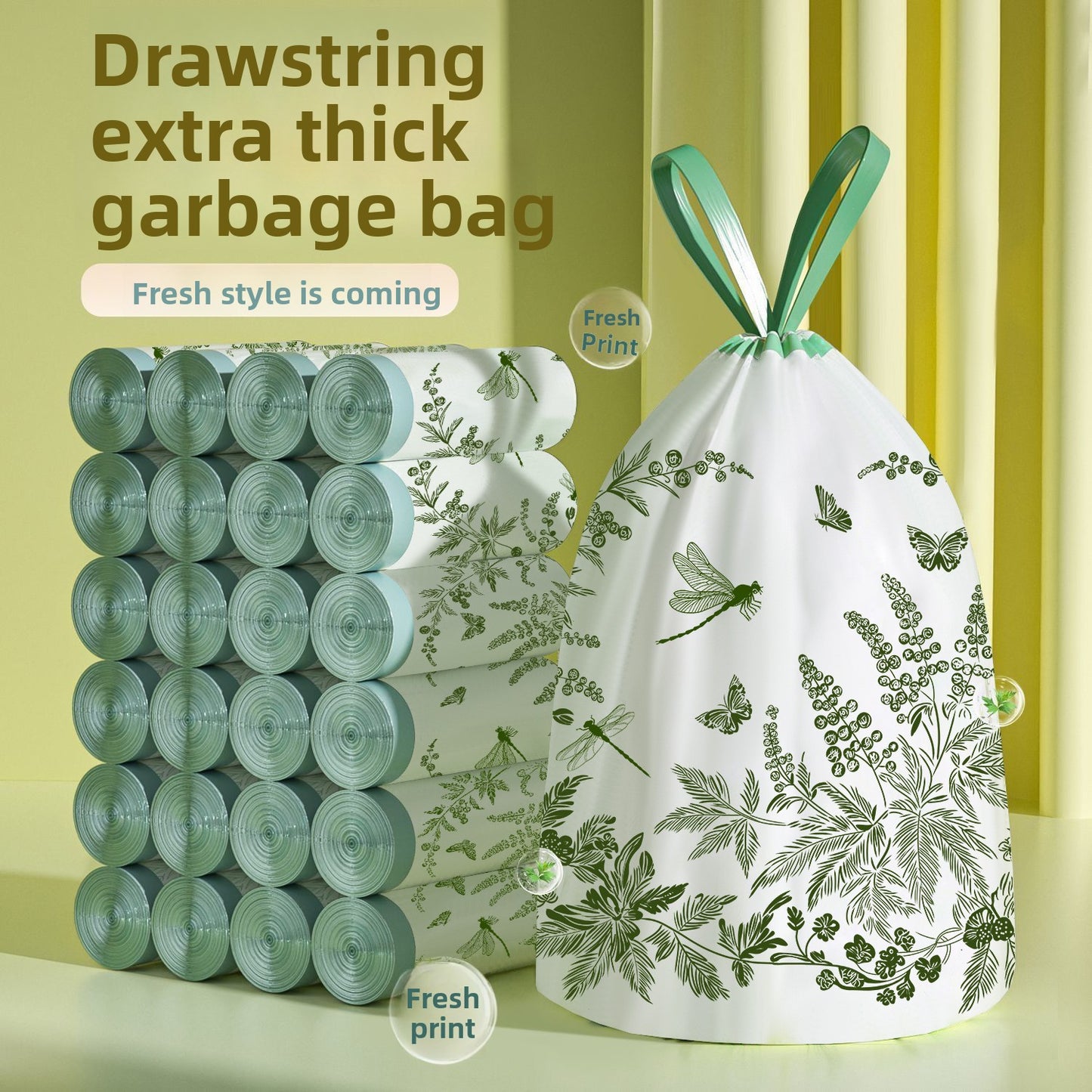 Drawstring Garbage Bags