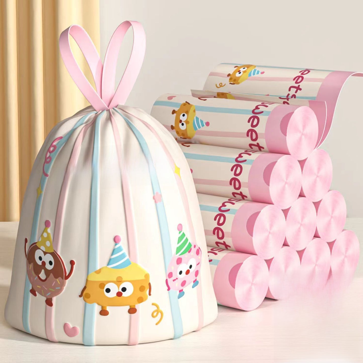 Drawstring Garbage Bags
