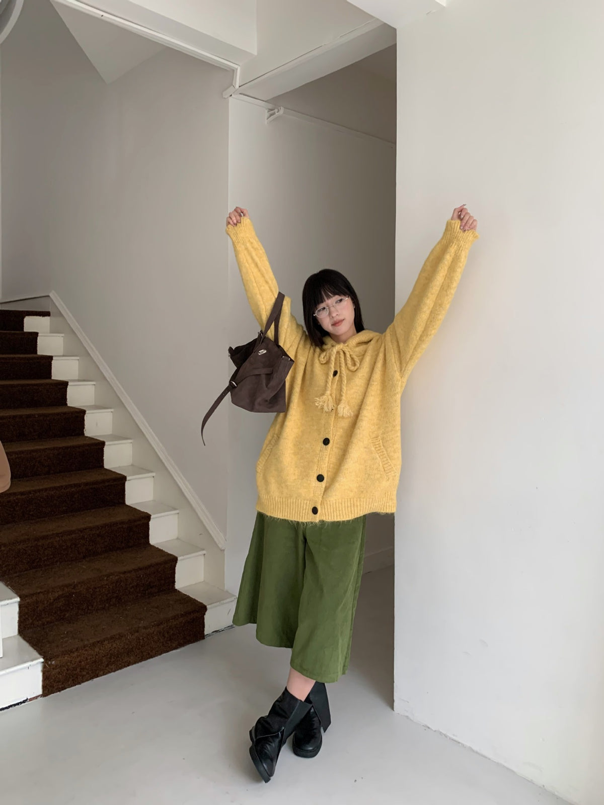 Drawstring Hooded Sweater