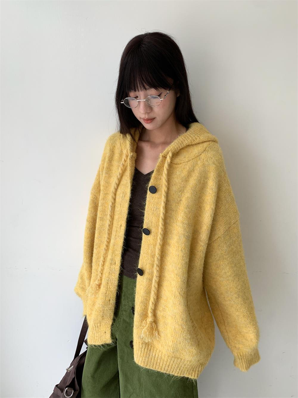 Drawstring Hooded Sweater
