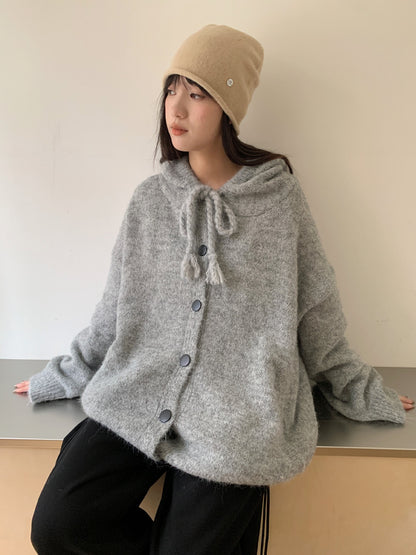 Drawstring Hooded Sweater