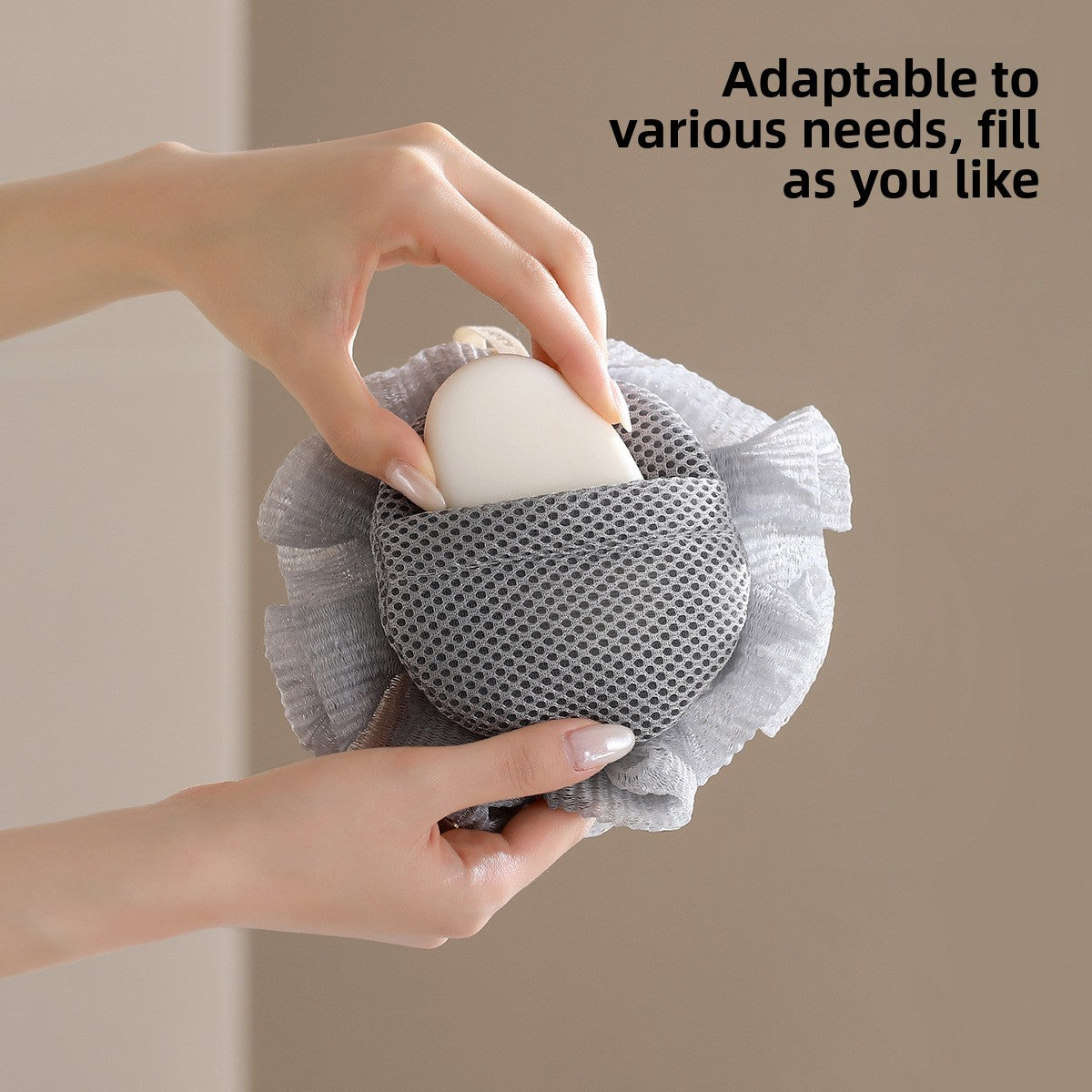 Drawstring Soap Foaming Mesh Bath Ball