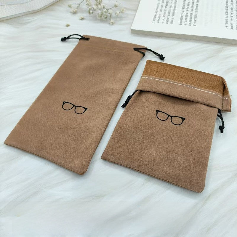Drawstring Velvet Glasses Case