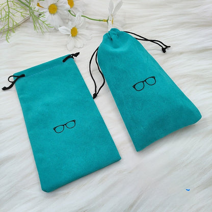 Drawstring Velvet Glasses Case