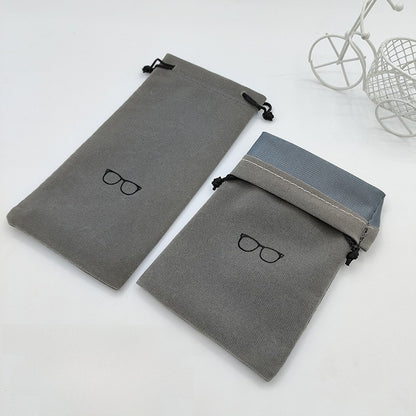 Drawstring Velvet Glasses Case