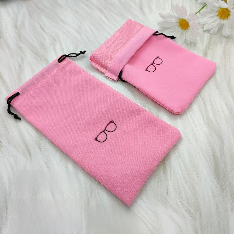 Drawstring Velvet Glasses Case