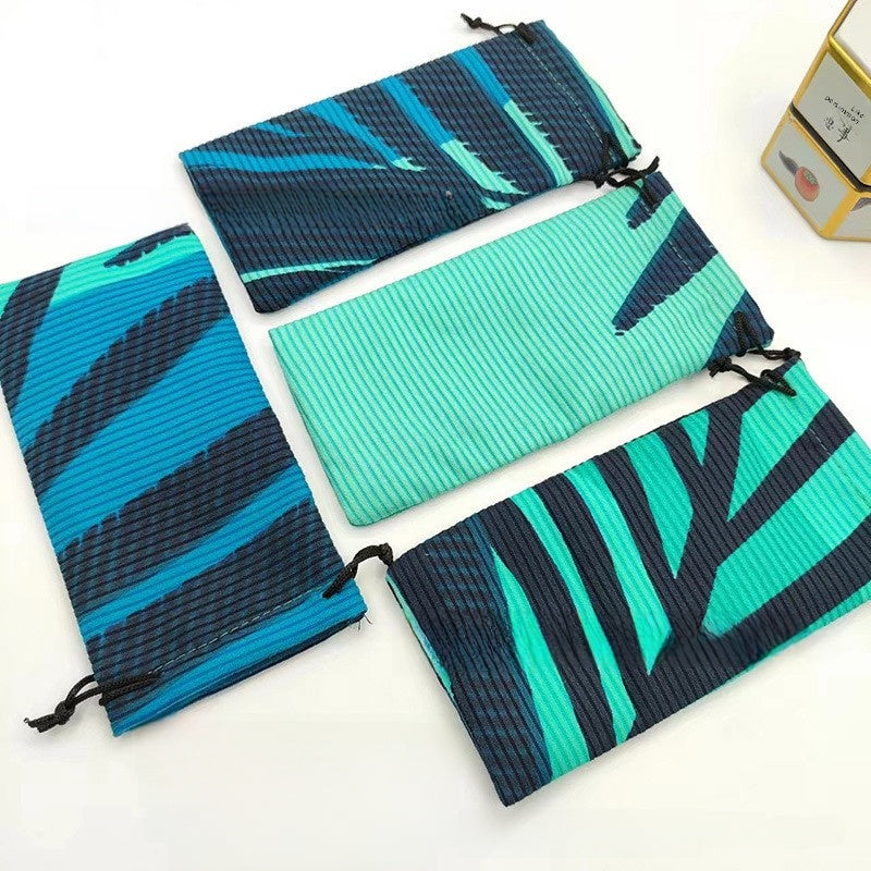 Drawstring Velvet Glasses Case