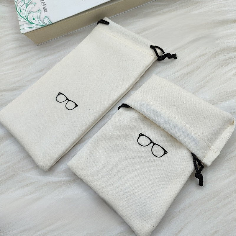 Drawstring Velvet Glasses Case