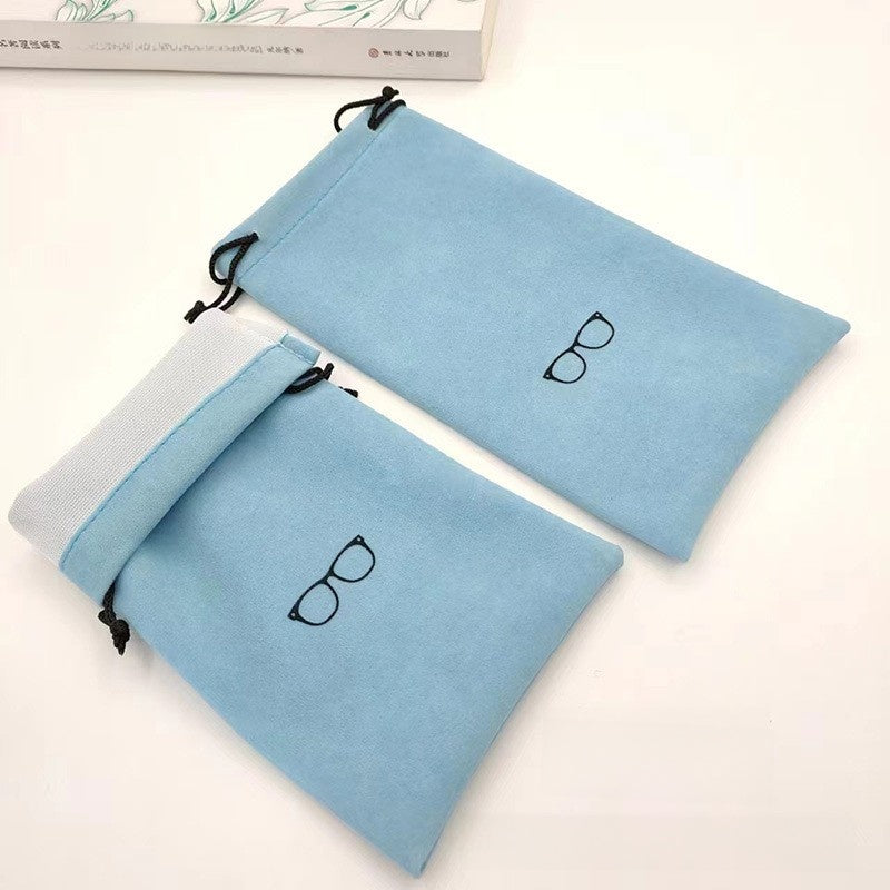 Drawstring Velvet Glasses Case