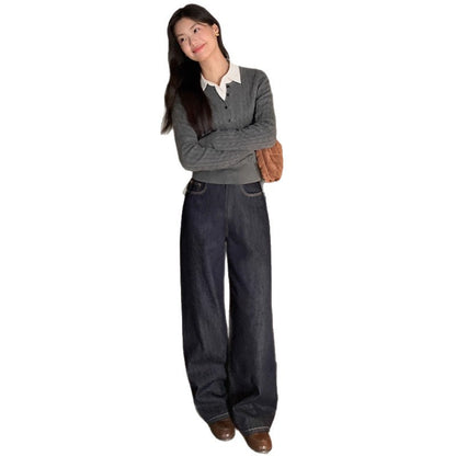 Drawstring Waist Jeans