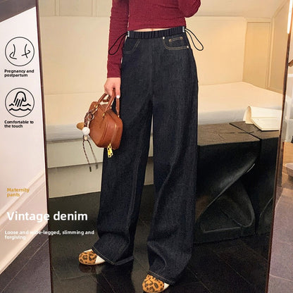 Drawstring Waist Jeans