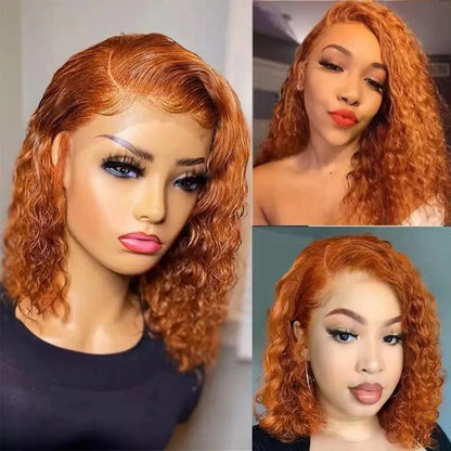 Drawstring Water Ripple Short Glueless Wig