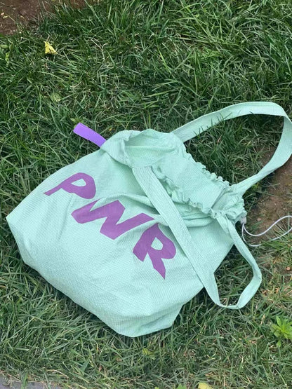 Drawstring waterproof nylon bag