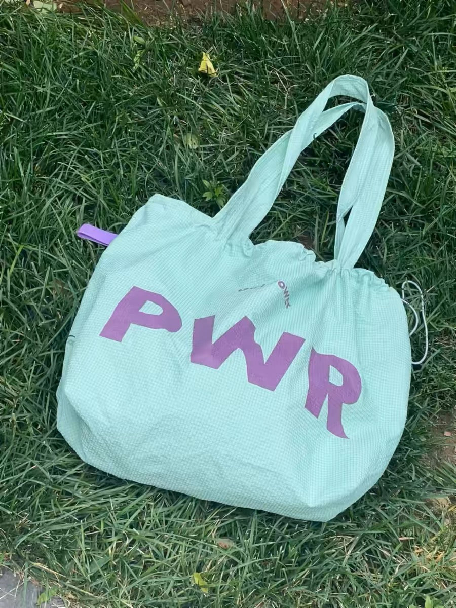 Drawstring waterproof nylon bag