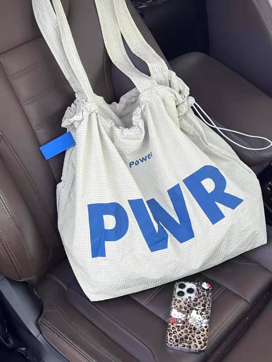 Drawstring waterproof nylon bag
