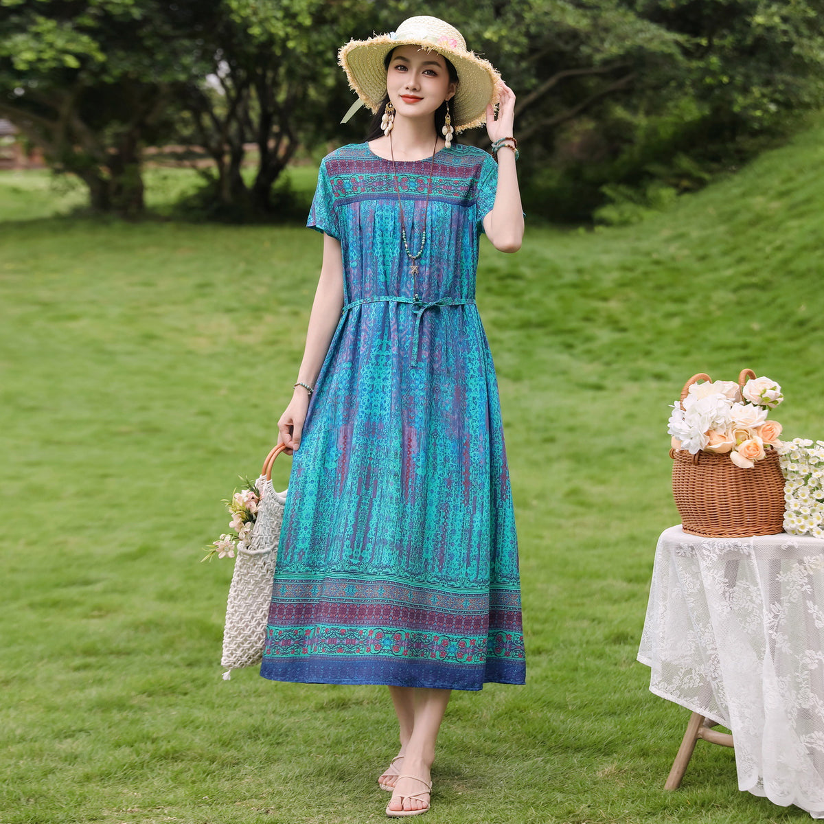 Dress for Women Mid-Length