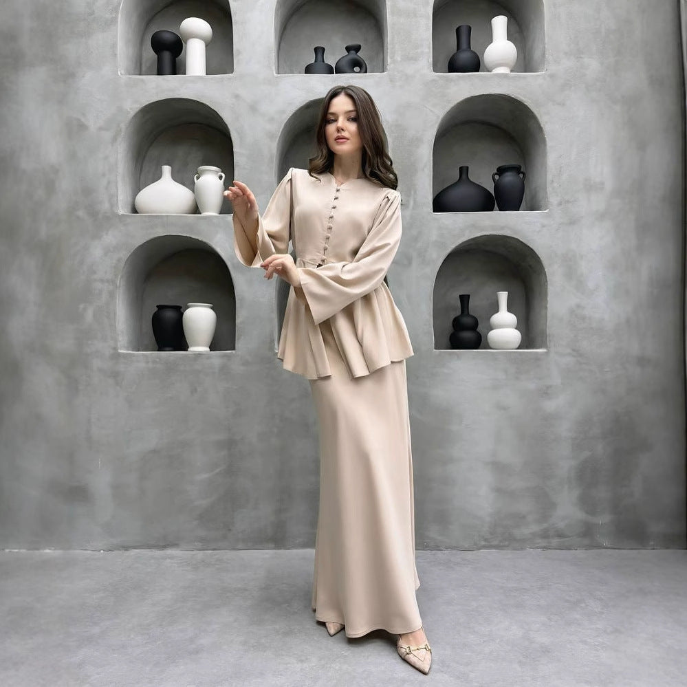 Dress (including a top and a skirt)