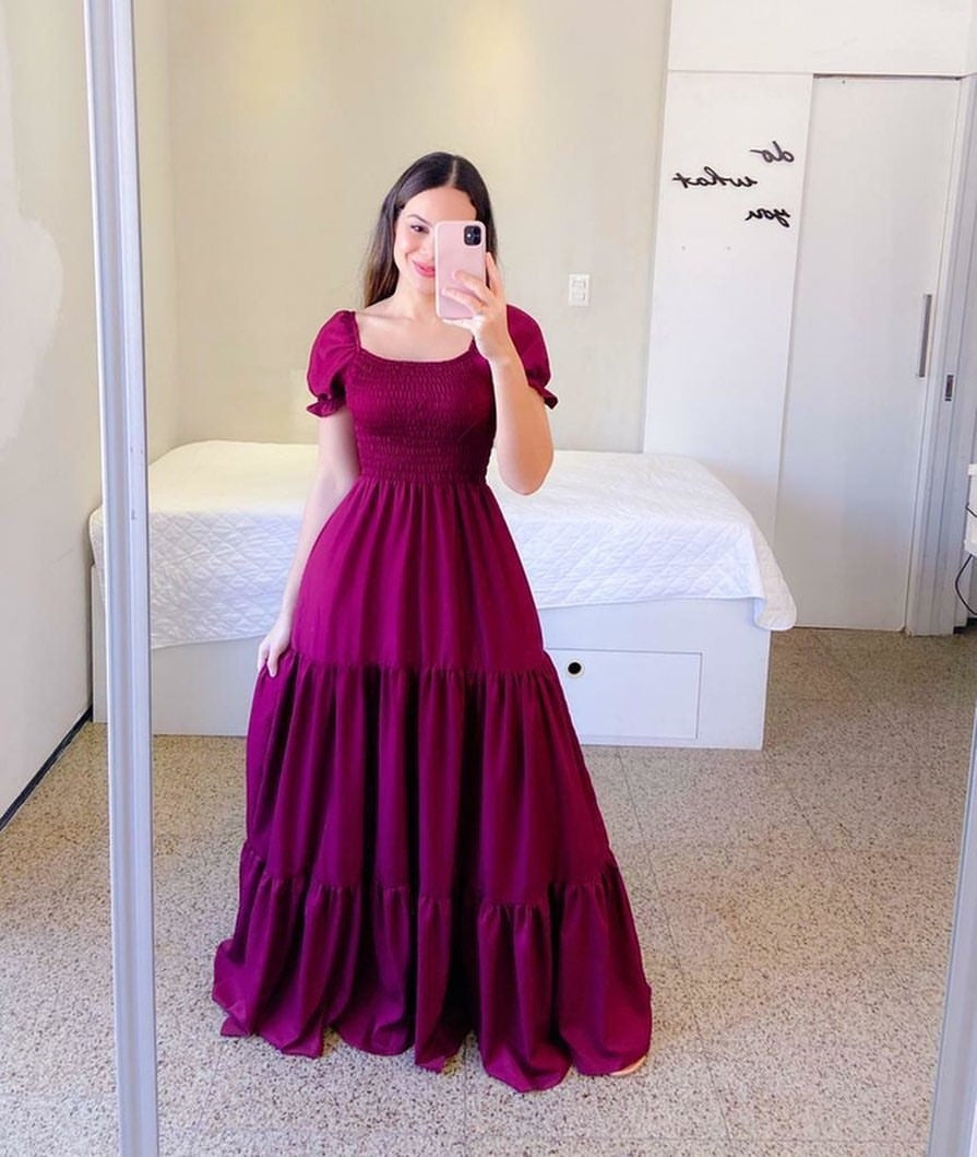 Dress One-Shoulder Floral Off-Shoulder
