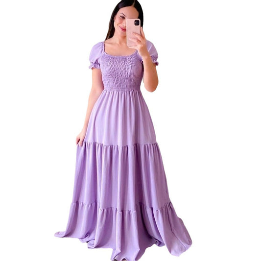 Dress One-Shoulder Floral Off-Shoulder