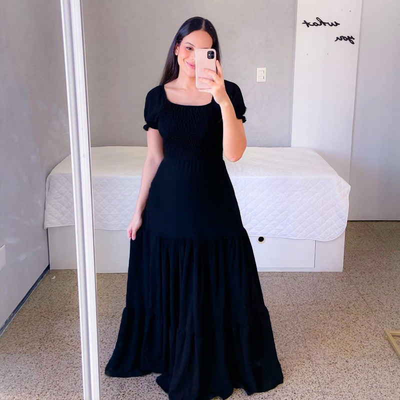 Dress One-Shoulder Floral Off-Shoulder