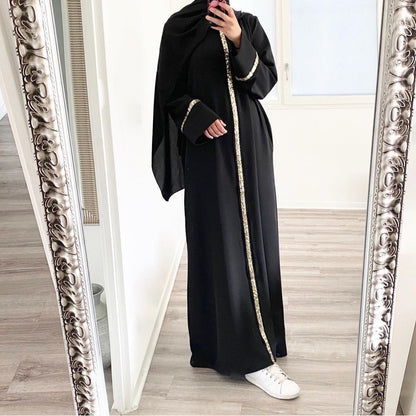 Dress Solid Color Chiffon Robe