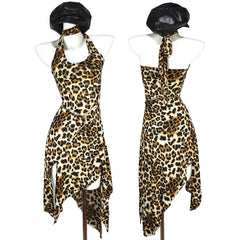 4327 leopard-print skirt
