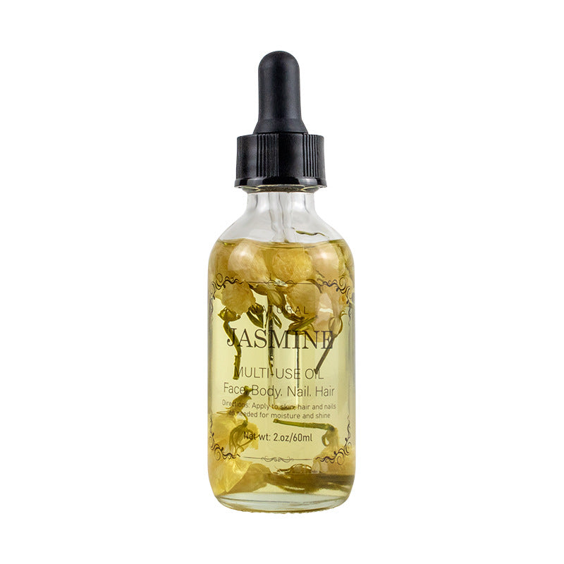 dried flower massage oil